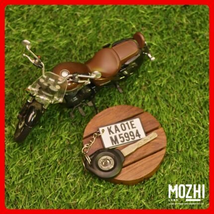 3D Printed Number Plate Keychain – Personalized for Your Vehicle 🚗🏍️